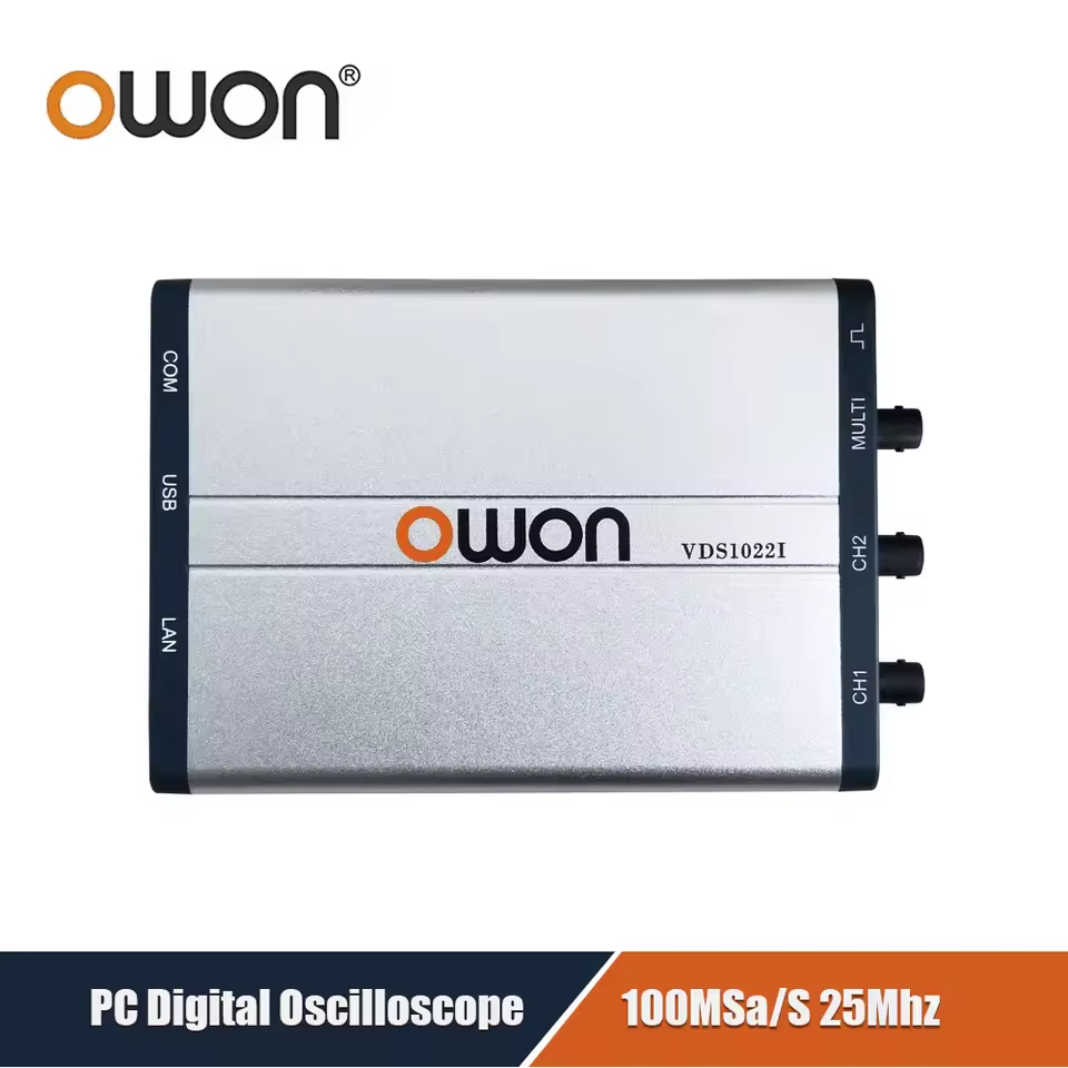 Digital Storage Oscilloscope 100Mhz - OWON VDS1022/I راسم الذبذبات الكمبيوتر الافتراضي