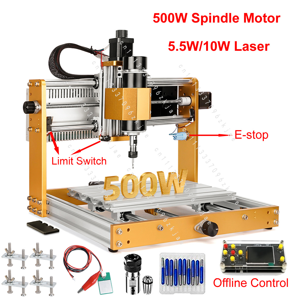 Mini Laser Engraver Cnc Router - ماكينة راوتر CNC صغيرة من الألمنيوم