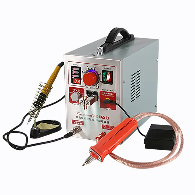 عرض ساخن: جهاز لحام نقطي سونكو - مراجعة Spot Welder 18650 Battery Pack وسعره