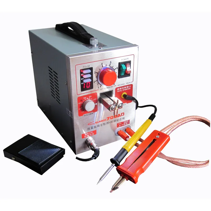 عرض ساخن: جهاز لحام نقطي سونكو - مراجعة Spot Welder 18650 Battery Pack وسعره