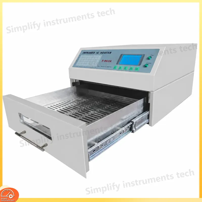 فرن إعادة تدفق T962 بجهد 110 ف - مراجعة Reflow Oven Pcb T962 وسعره