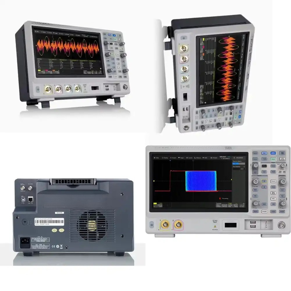 جهاز راسم ذبذبات رقمي رباعي ال - مراجعة Digital Storage Oscilloscope 100Mhz وسعره
