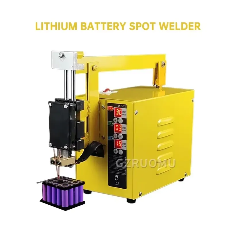 ماكينة لحام نقطي جديدة ومطورة  - مراجعة Spot Welder 18650 Battery Pack وسعره