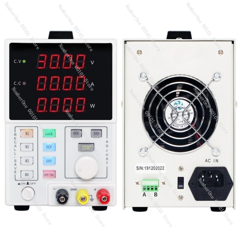 مصدر طاقة تيار مستمر منظم قابل - مراجعة Programmable Dc Power Supply 30V 10A وسعره