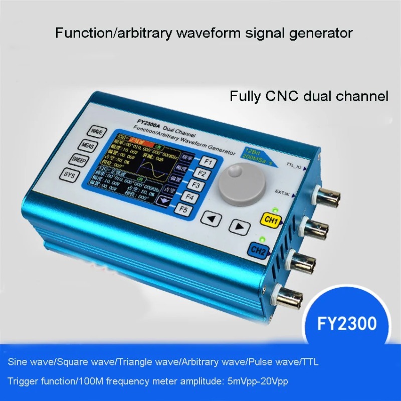 مولد إشارات FY2300 ثنائي القنا - مراجعة Function Arbitrary Waveform Generator وسعره
