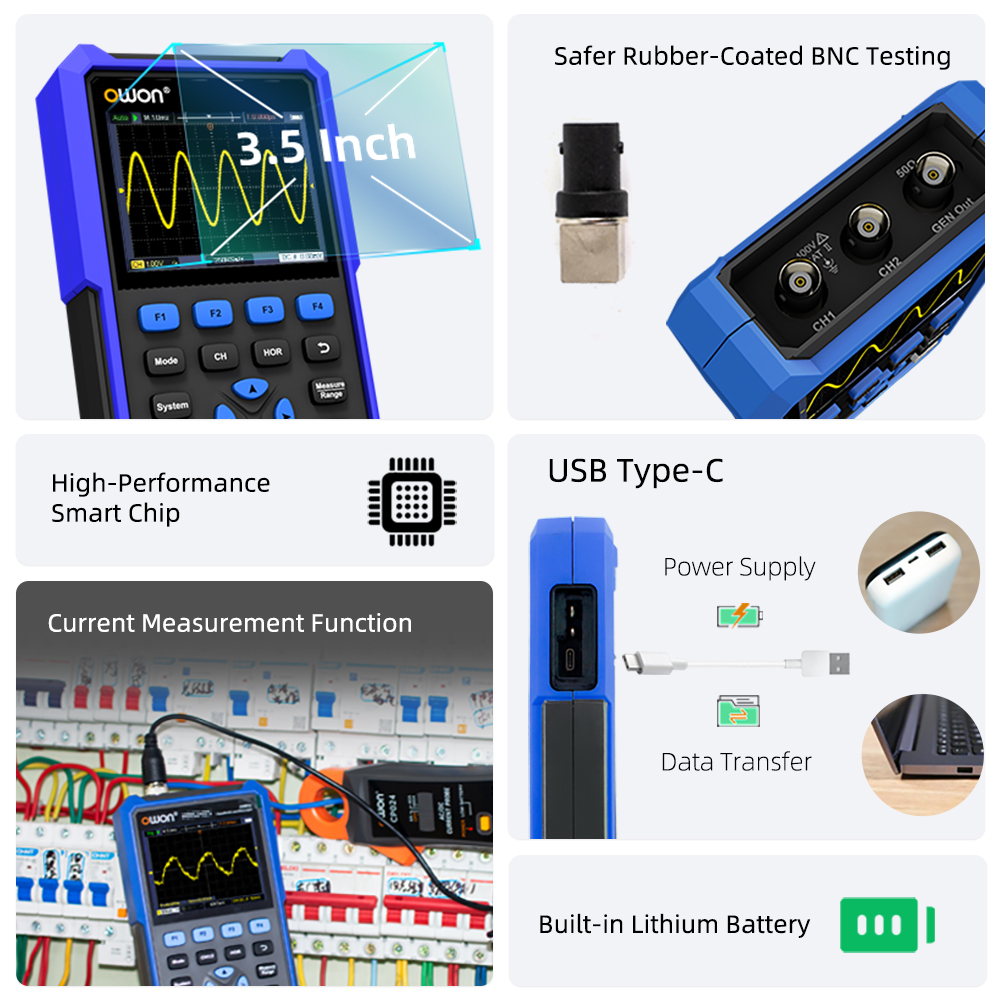 جهاز راسم ذبذبات رقمي محمول من - مراجعة Digital Storage Oscilloscope 100Mhz وسعره