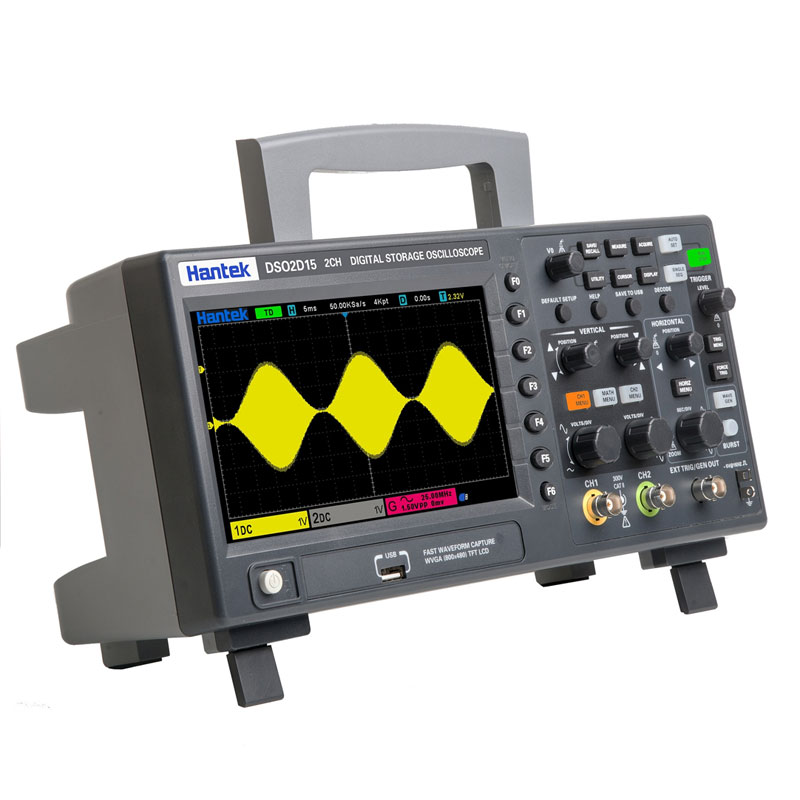 جهاز راسم الذبذبات الرقمي الجد - مراجعة Digital Storage Oscilloscope 100Mhz وسعره