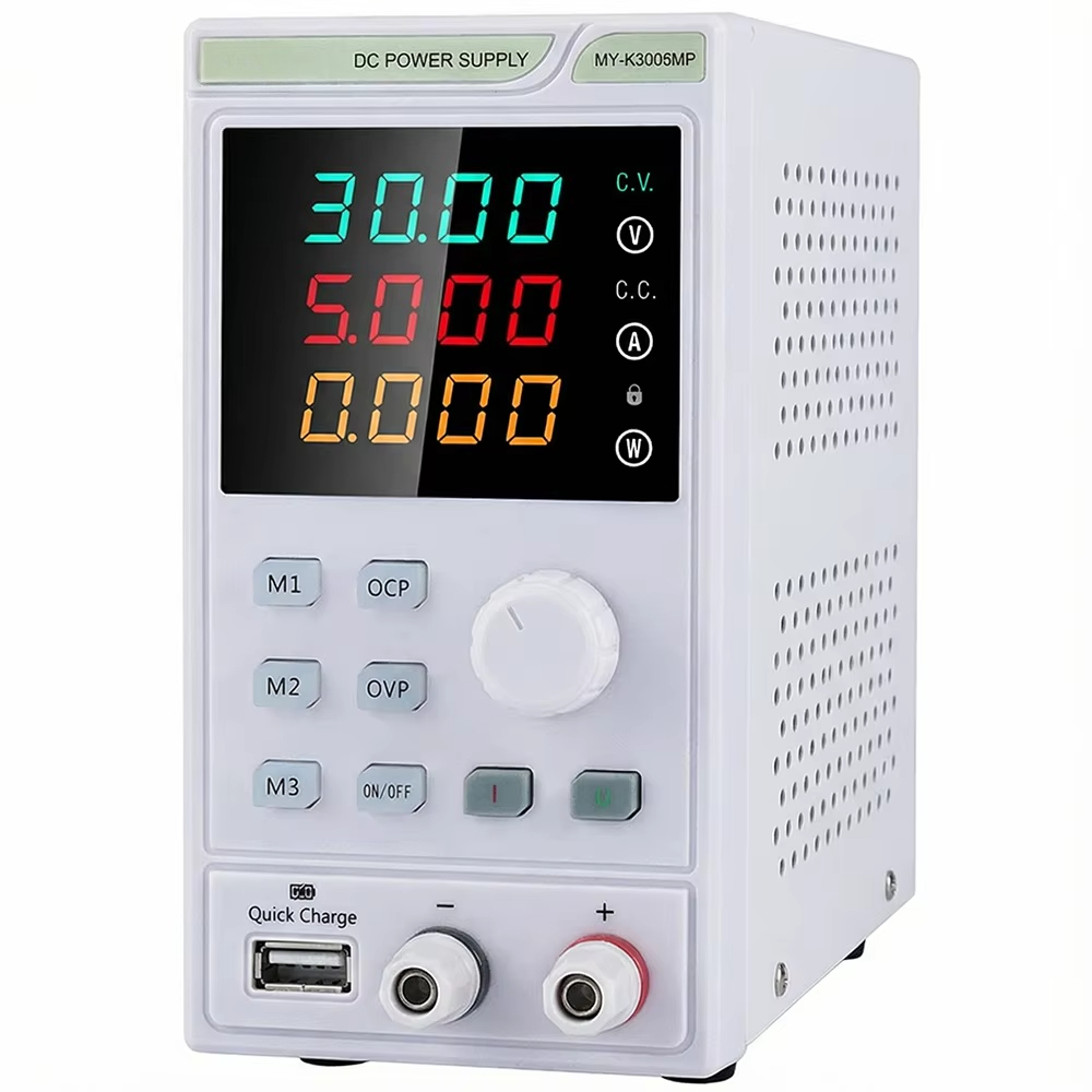 مصدر طاقة تيار مستمر منظم MY-K - مراجعة Programmable Dc Power Supply 30V 10A وسعره