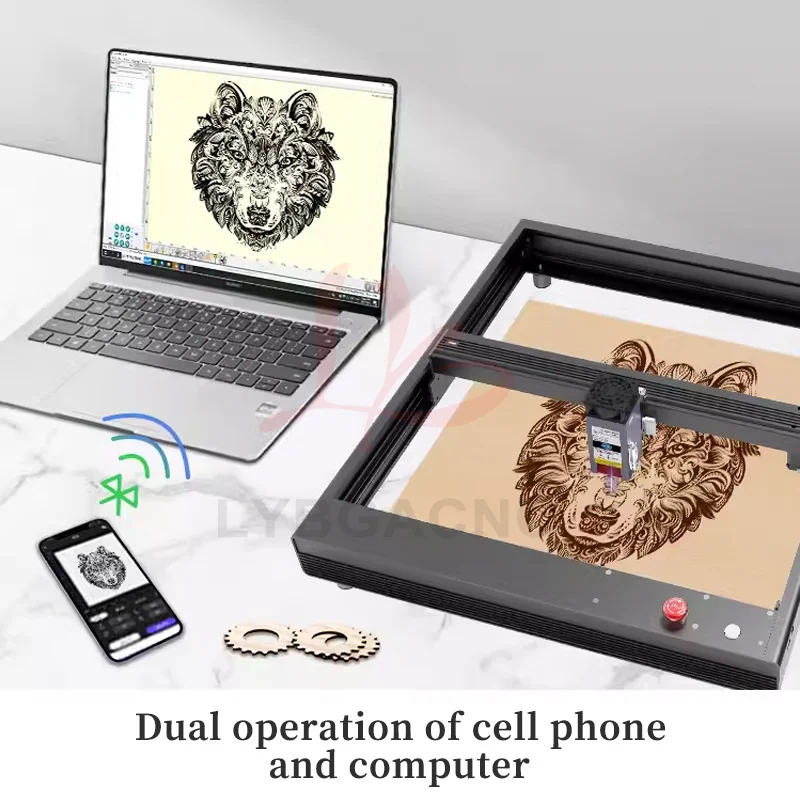 LY 4040 10 واط/20 واط هيكل إطا - مراجعة Mini Laser Engraver Cnc Router وسعره