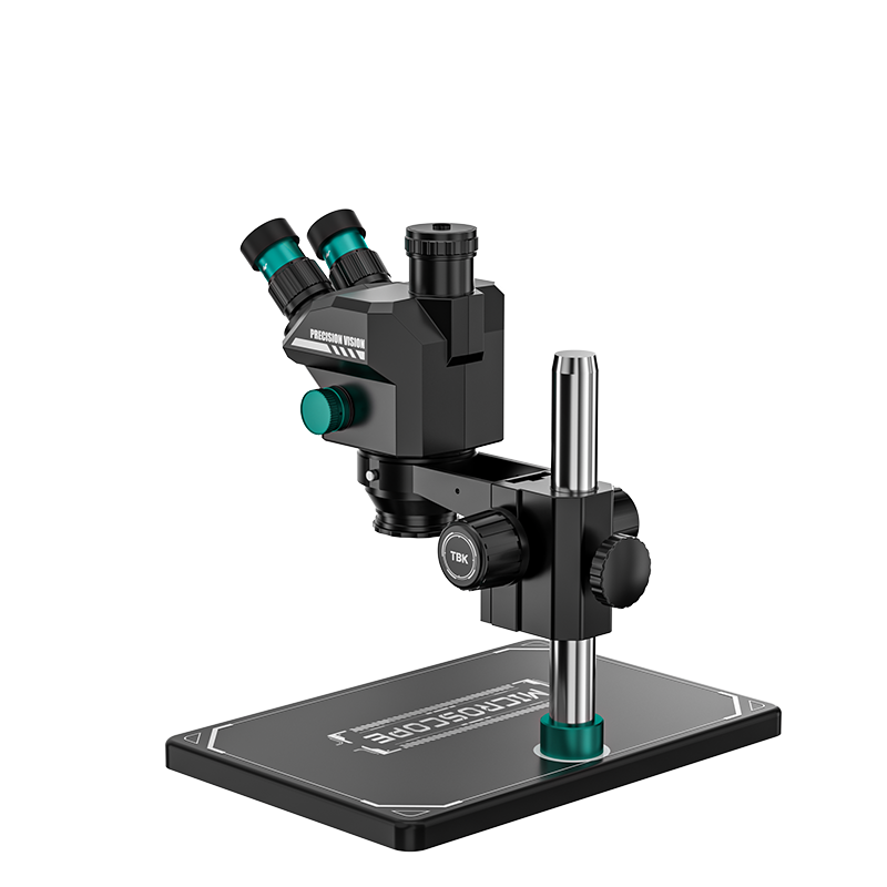 مجهر ستيريو ثلاثي العينية TBK  - مراجعة Stereo Trinocular Microscope Pcb وسعره