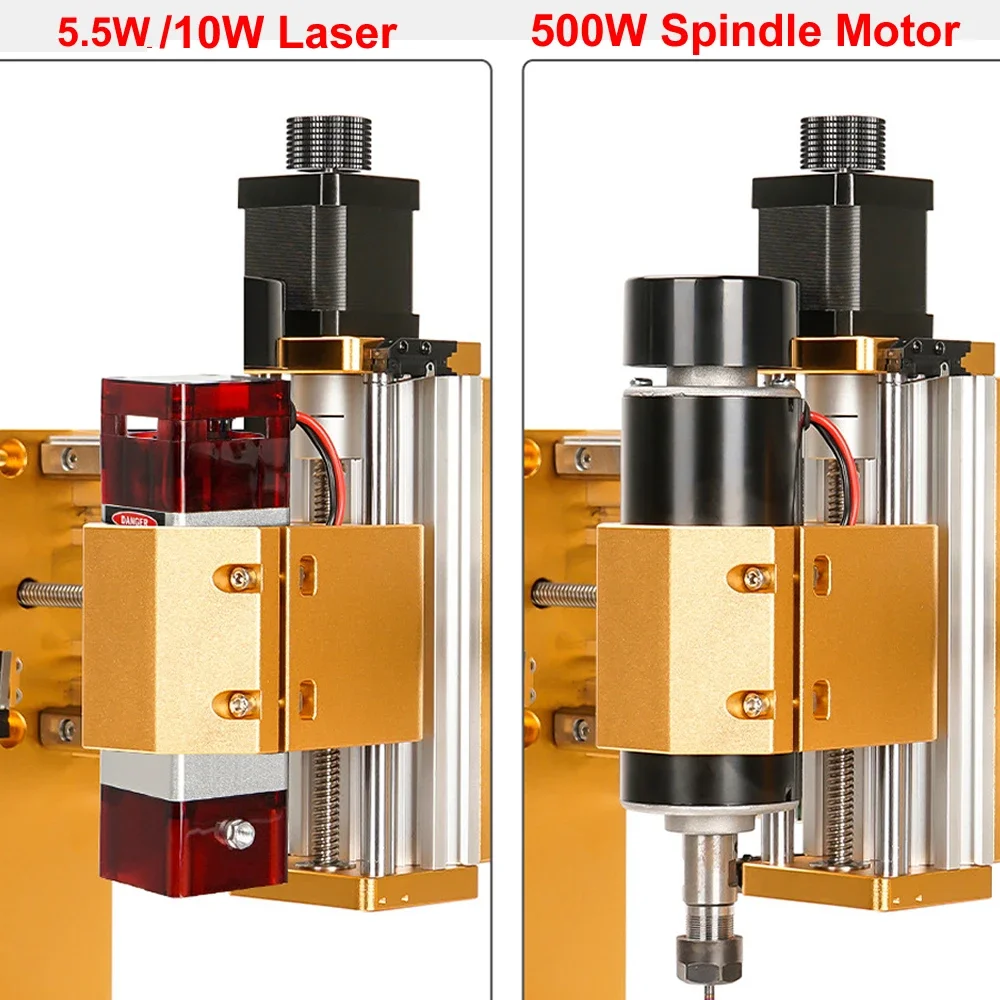 آلة نقش CNC صغيرة من الألومنيو - مراجعة Mini Laser Engraver Cnc Router وسعره