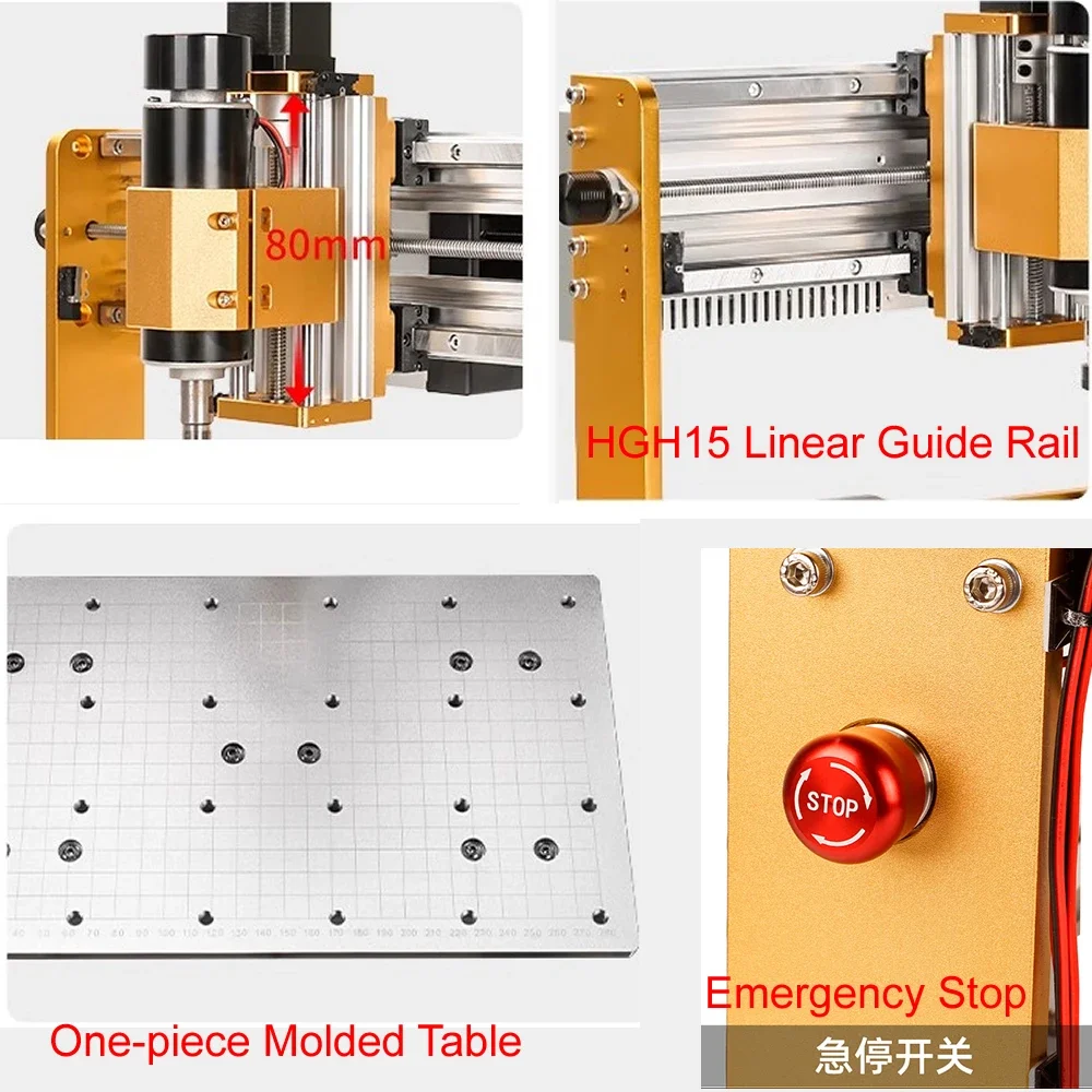 آلة نقش CNC صغيرة من الألومنيو - مراجعة Mini Laser Engraver Cnc Router وسعره