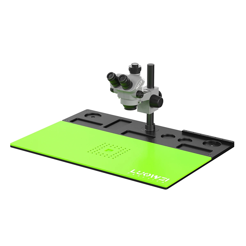 LUOWEI WCI3-7050TV-M1 7-50X مج - مراجعة Stereo Trinocular Microscope Pcb وسعره