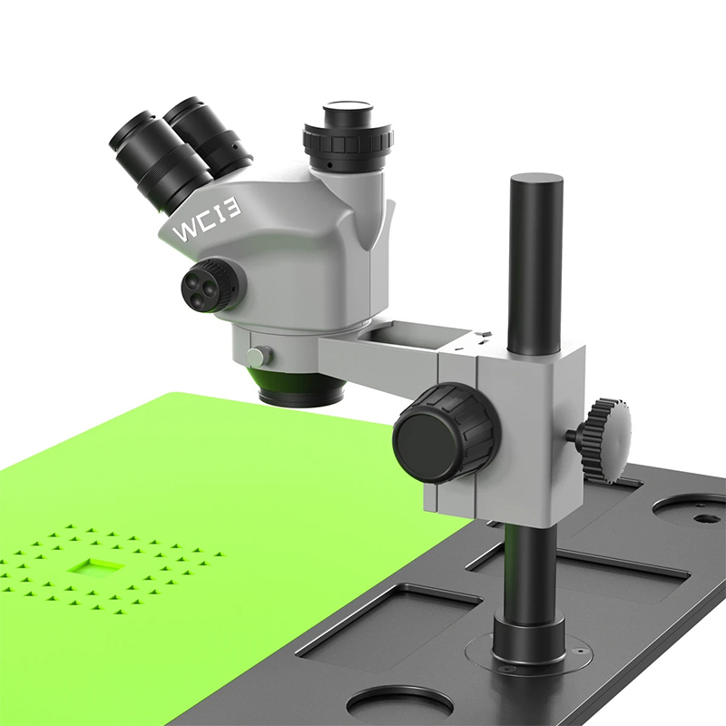 LUOWEI WCI3-7050TV-M1 7-50X مج - مراجعة Stereo Trinocular Microscope Pcb وسعره