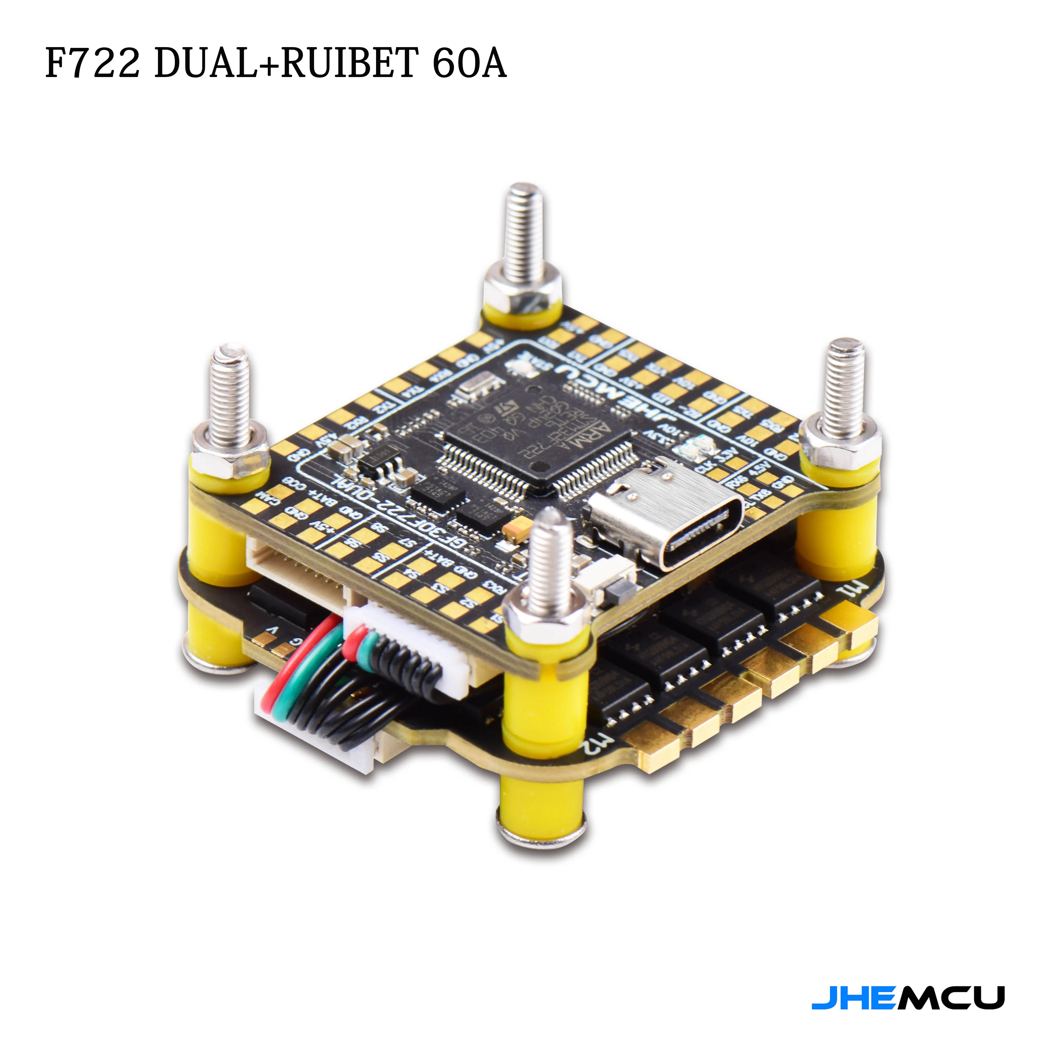 وحدة تحكم طيران مزدوجة UniFlyJ - مراجعة Fpv Flight Controller F7 Stack 60A وسعره
